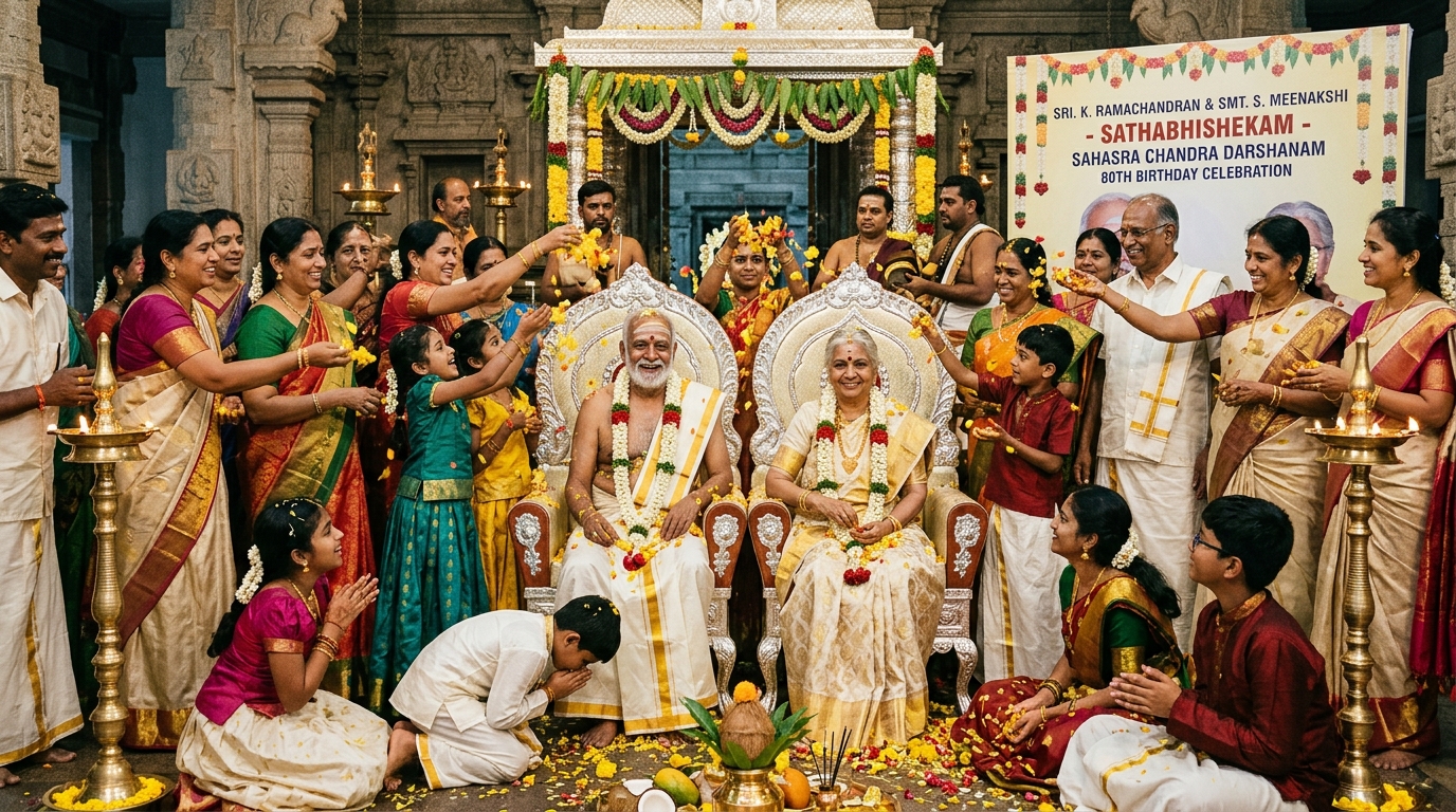 Sathabhishekam (80th Birthday / Sahasra Chandra Darshana)