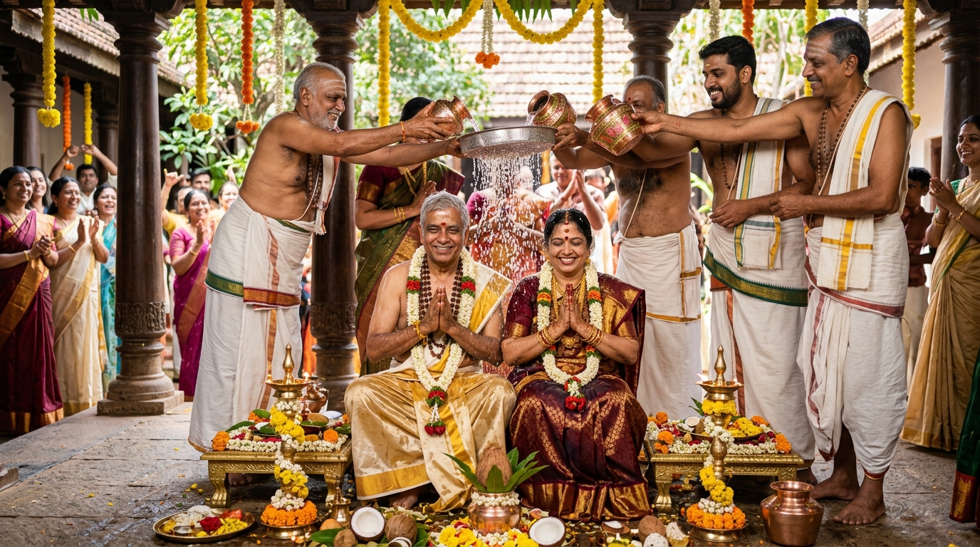 Shashti Poorthi (60th Birthday Renewal / Ugraratha Shanthi)